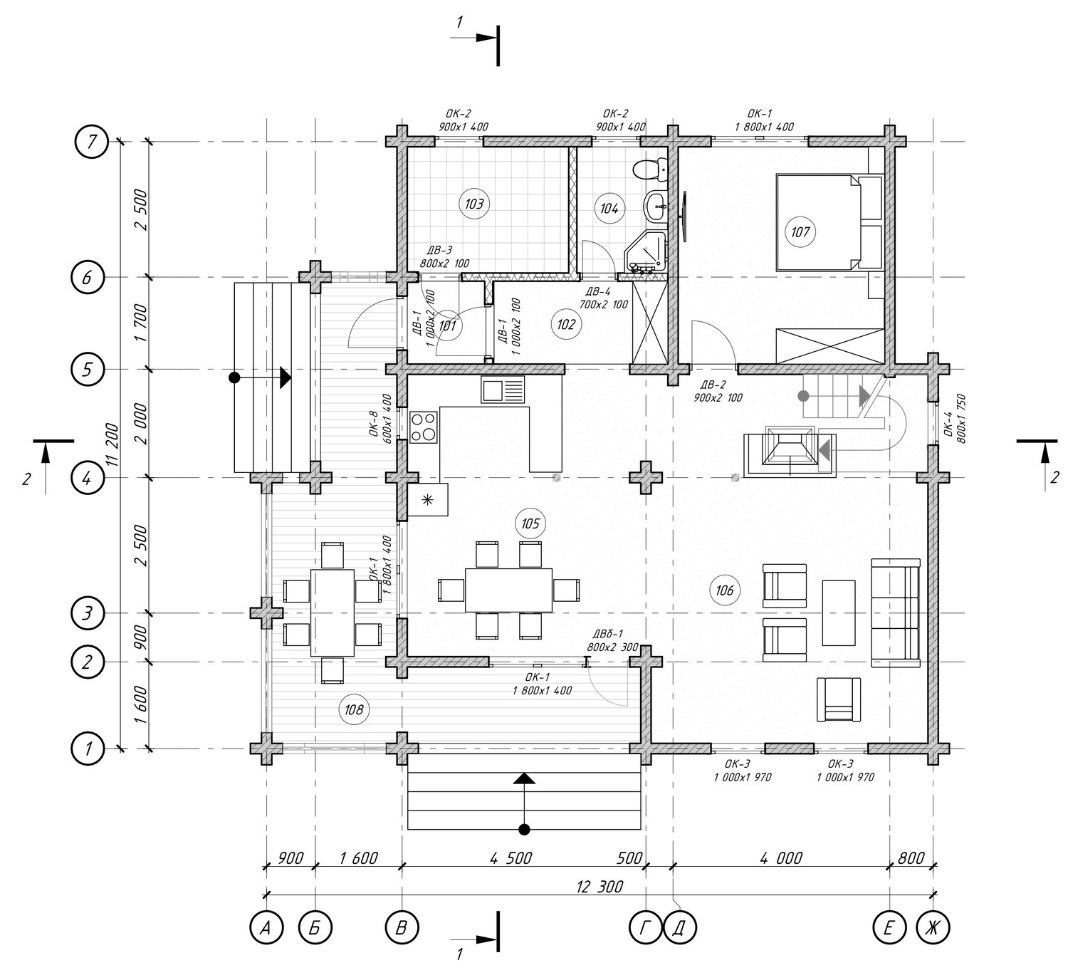 Проект дома 163 м2